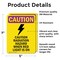 Signmission Radiation & Laser Sign, 7 in H x 5 in W, Vinyl Decal, Rectangle OS-2PACK-CR-D-57-V-10262 - alternate 3